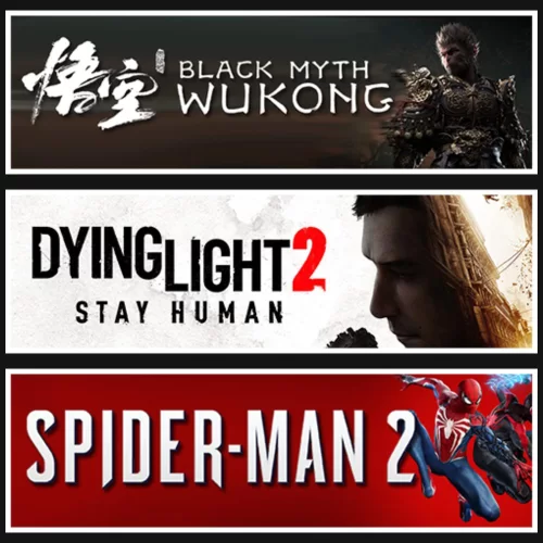 Wukong +Dying Light 2 +SpiderMan 2
